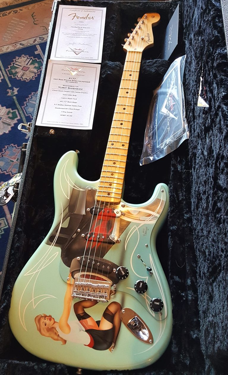 Fender Master Design and Built Limited Edition Hot Rod Pin Up Stratocaster - Image 3