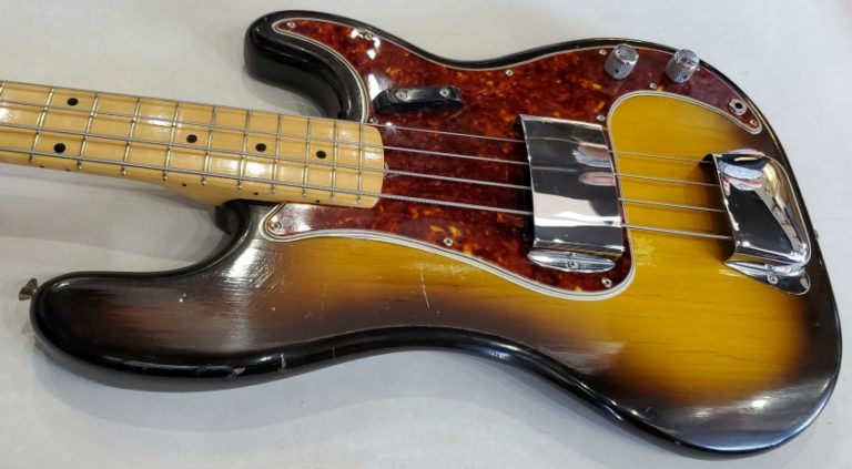 1958 Fender Precision Bass Sunburst - Image 5