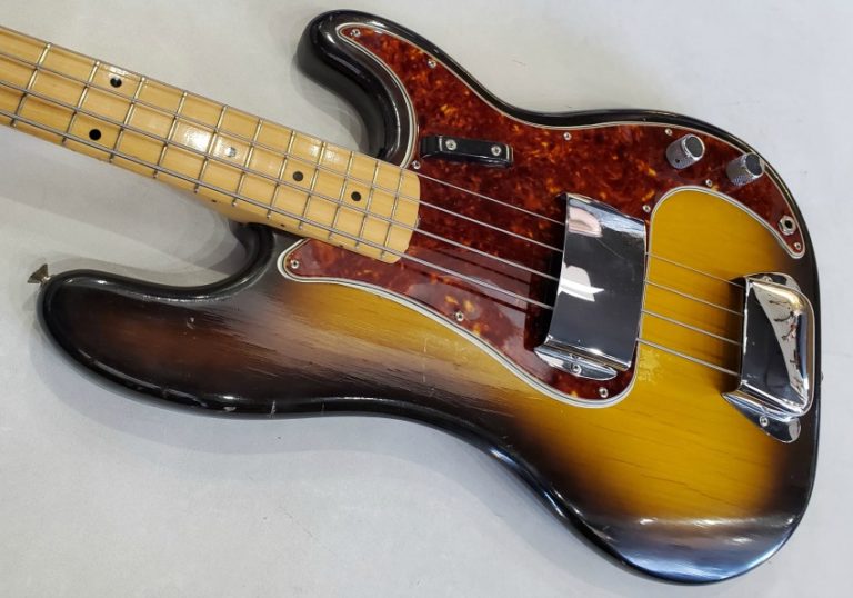 1958 Fender Precision Bass Sunburst - Image 4