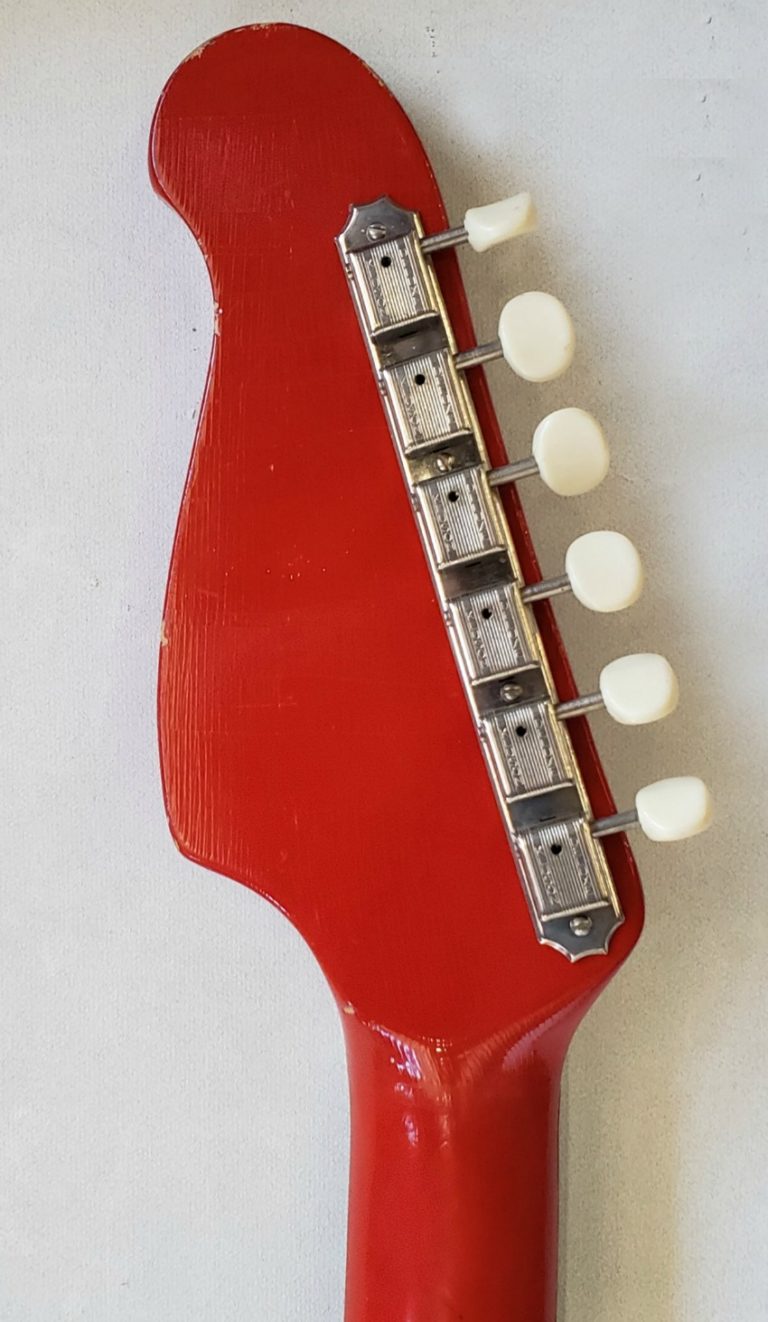 Supro/Airline "JB Hutto" Res-o-glass Electric Guitar Red 60's - Image 7