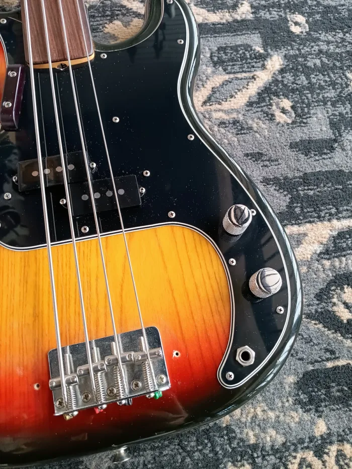 1976 Fender Fretless Precision Bass - Image 10