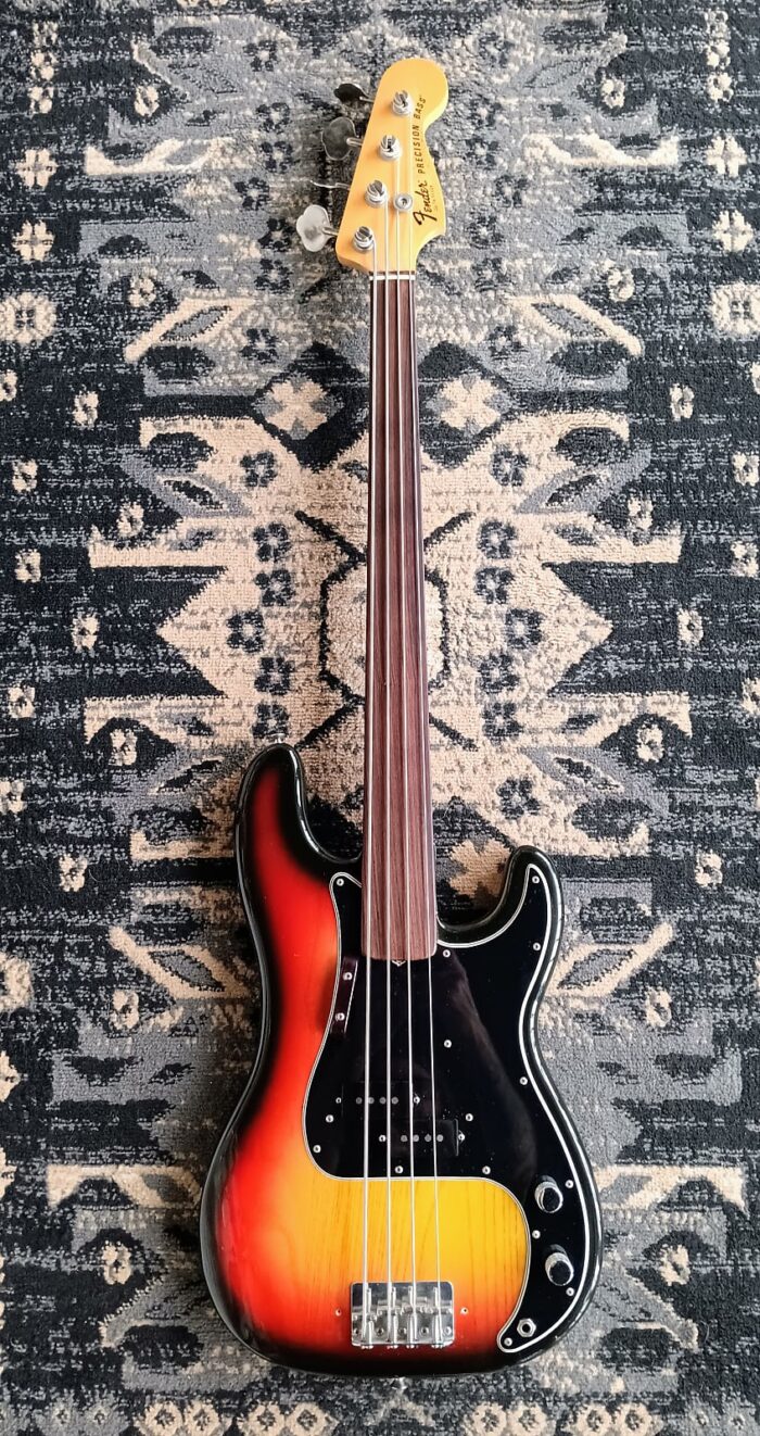 1976 Fender Fretless Precision Bass